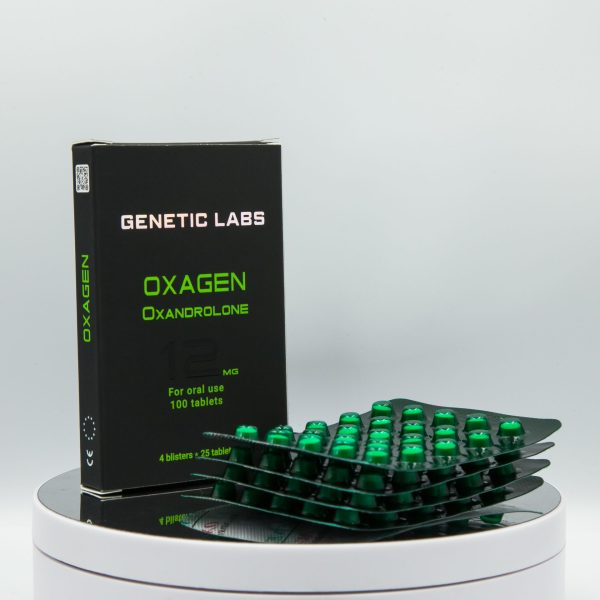 Oxagen 12 mg Genetic Labs photo d'emballage | steroides-online.com