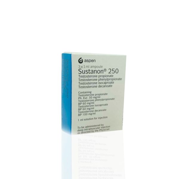 Sustanon 250 mg Aspen photo d'emballage | steroides-online.com